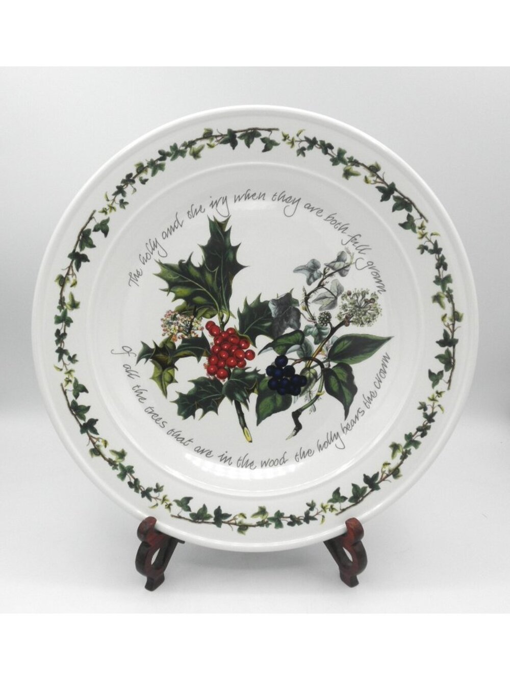 Portmeirion The Holly The Ivy 12.5 Inch Chop Plate Platter Pattern Code: PRTHOI
